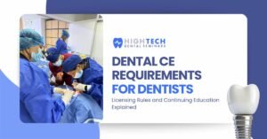 Dental CE Requirements for Dentists