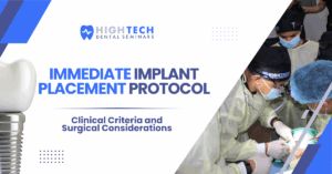 Immediate Implant Placement Protocol Clinical Criteria and Surgical Considerations