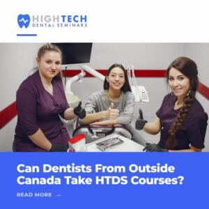 dentists taking the HTDS course