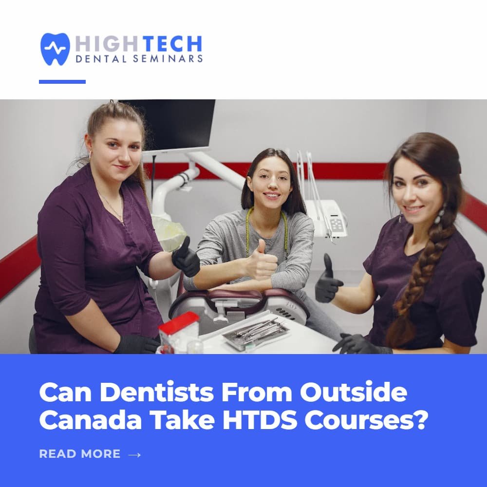 dentists taking the HTDS course